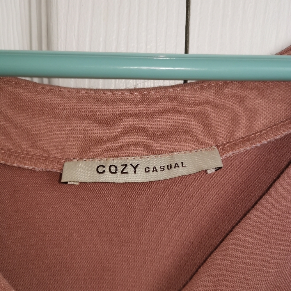 Cozy Casual Pink Dress